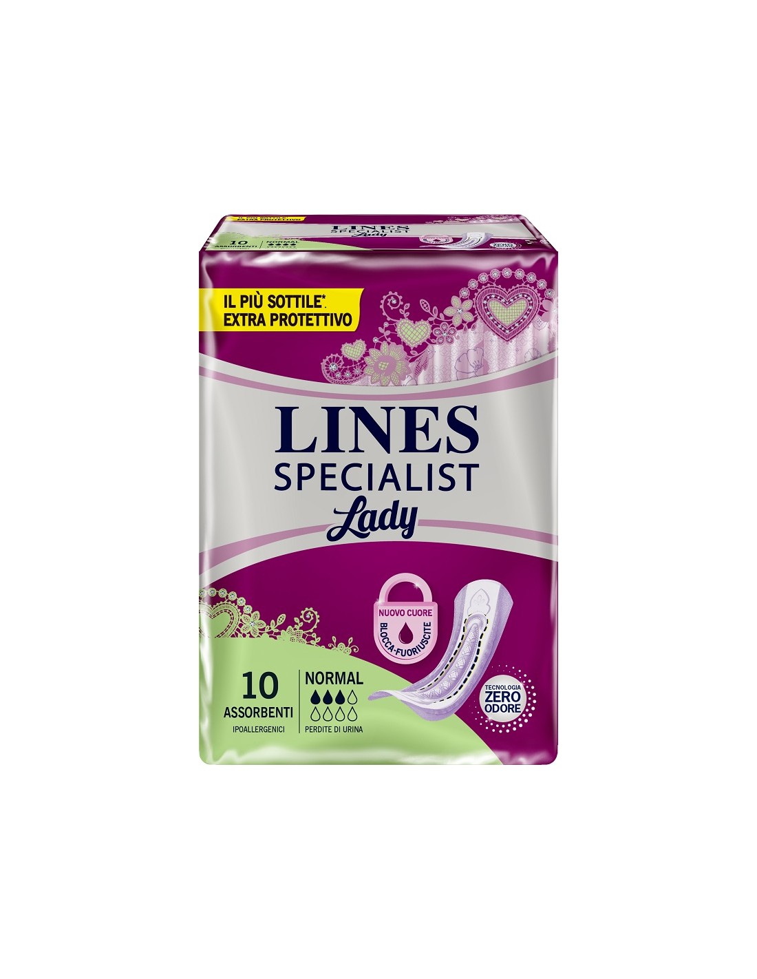 Lines Specialist Normal Absorbents Pz10