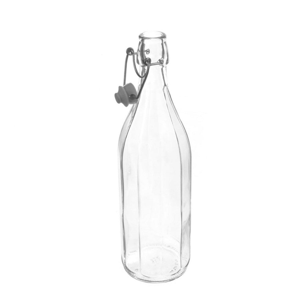 Bottiglia Milly Vetro Trasparente 1Lt C/Tappo