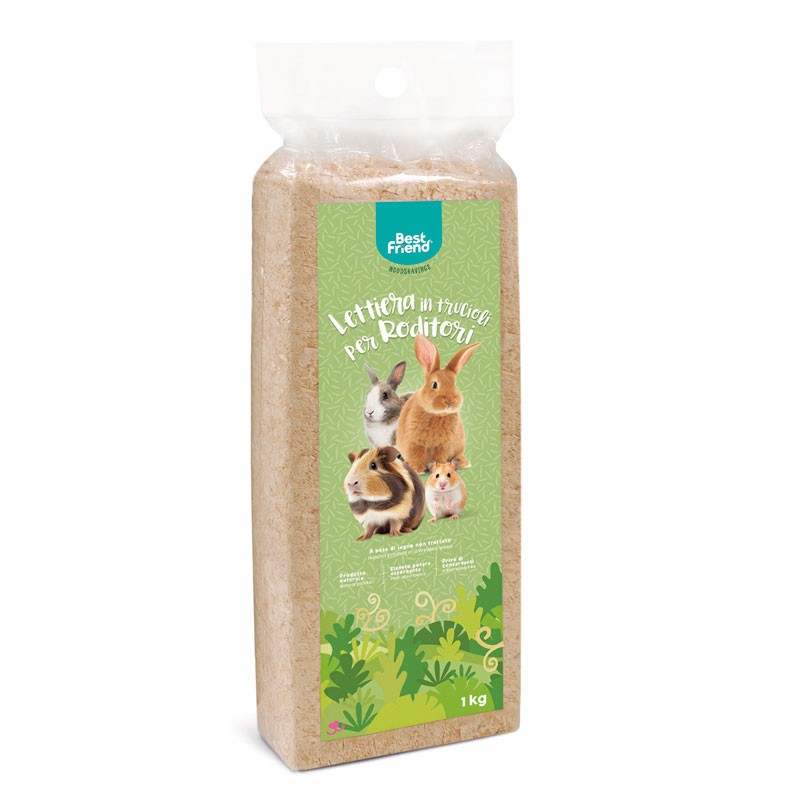 Best Friend Lettiera Roditori In Trucioli Legno 1000G