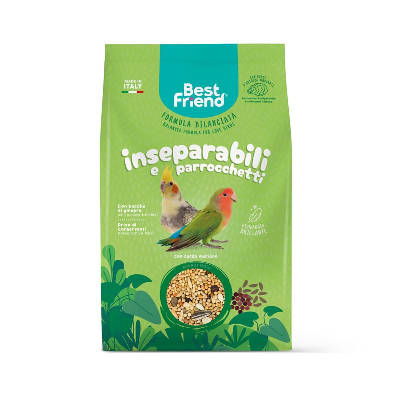 Best Friend Mangime Per Parrocchetti 500G