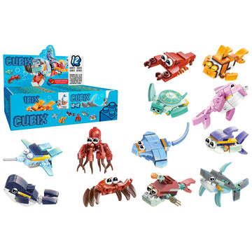 Globo Cubix Animali Marini 12In1 12 Ass