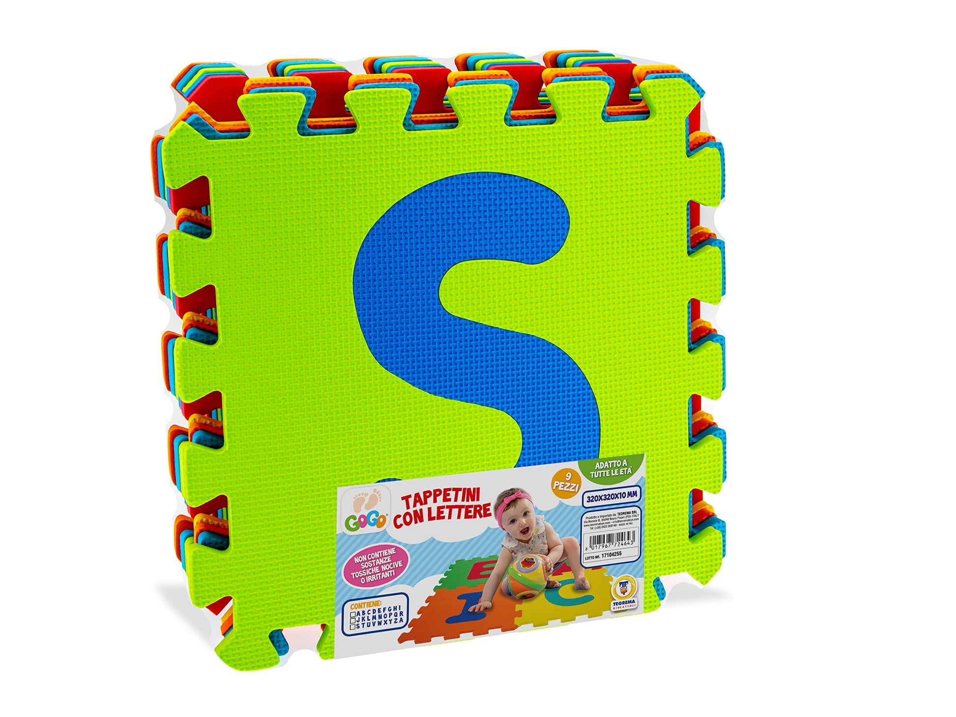 Teorema Tappetini Con Lettere 5Pz