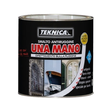 Teknica Smalto Unamano Nero Lucido 375Ml