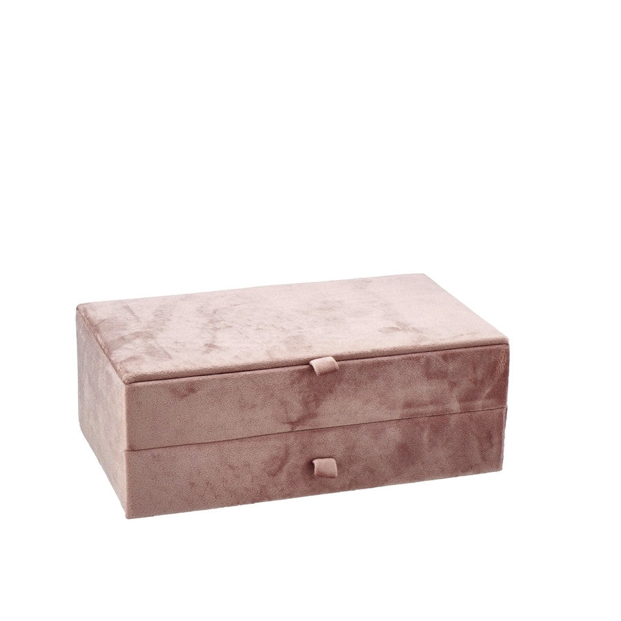 Ad - Porta Gioie Velluto 3 Colorazioni 29X17Xh11Cm