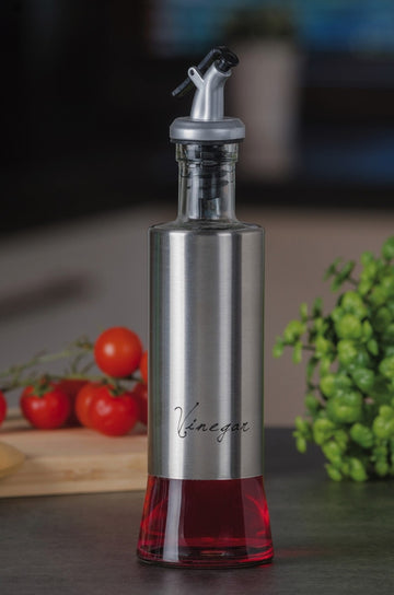 Ad - Oliera/Acetiera Vetro Acciao Exp12 Ø7Xh25Cm