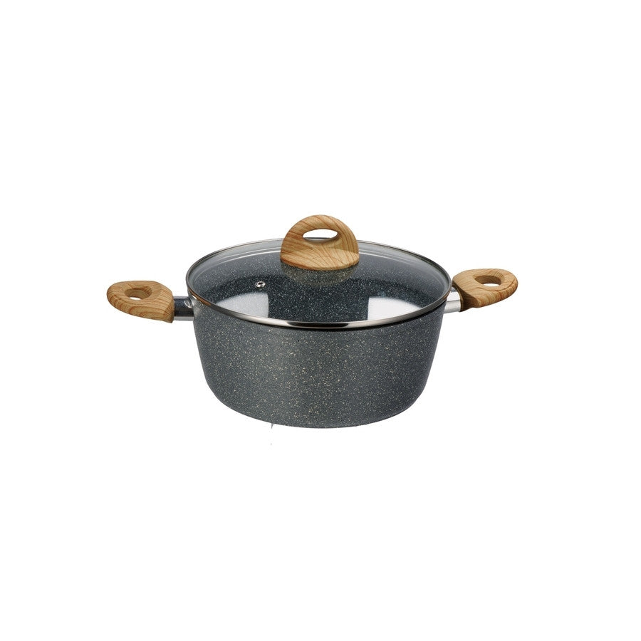 Ad - 6Pcs Non-Stick Stone Cook Induction Battery