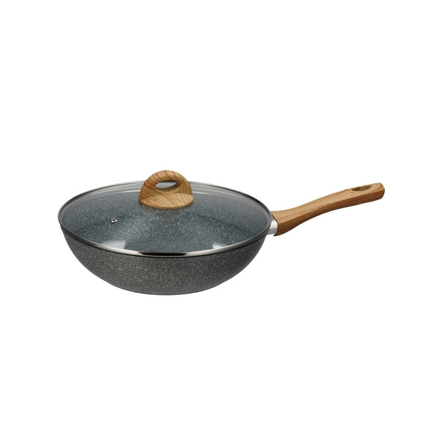 Ad - 6Pcs Non-Stick Stone Cook Induction Battery