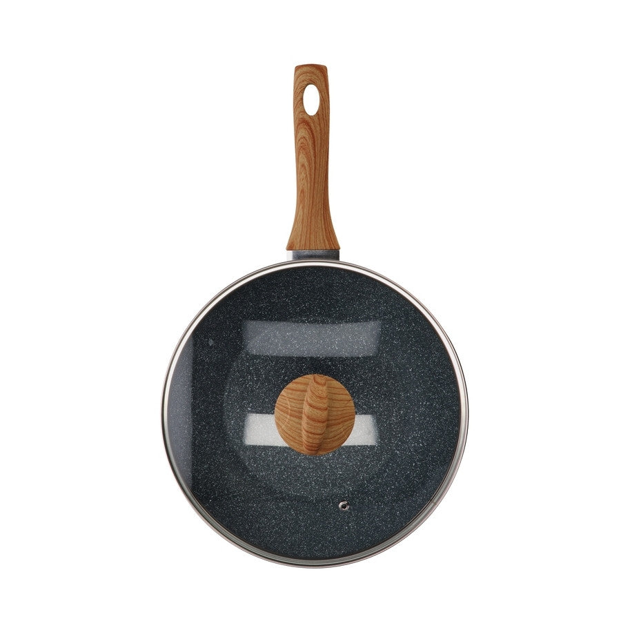 Ad - 6Pcs Non-Stick Stone Cook Induction Battery