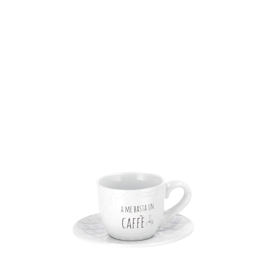 Ad - Servizio Caffe Ceramica 2 tazzine