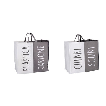 Ad - Contenitore Tessuto 2 Scomparti 52X30Xh50Cm