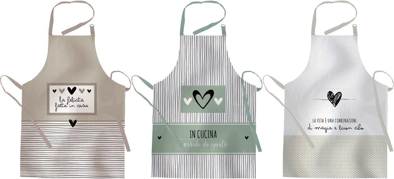 Ad Apron Mix Cotton Vercas 3 decorations 60X80 cm