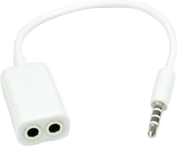 Wetech Adattatore Audio Jack F-2 Jack 3.5Mm