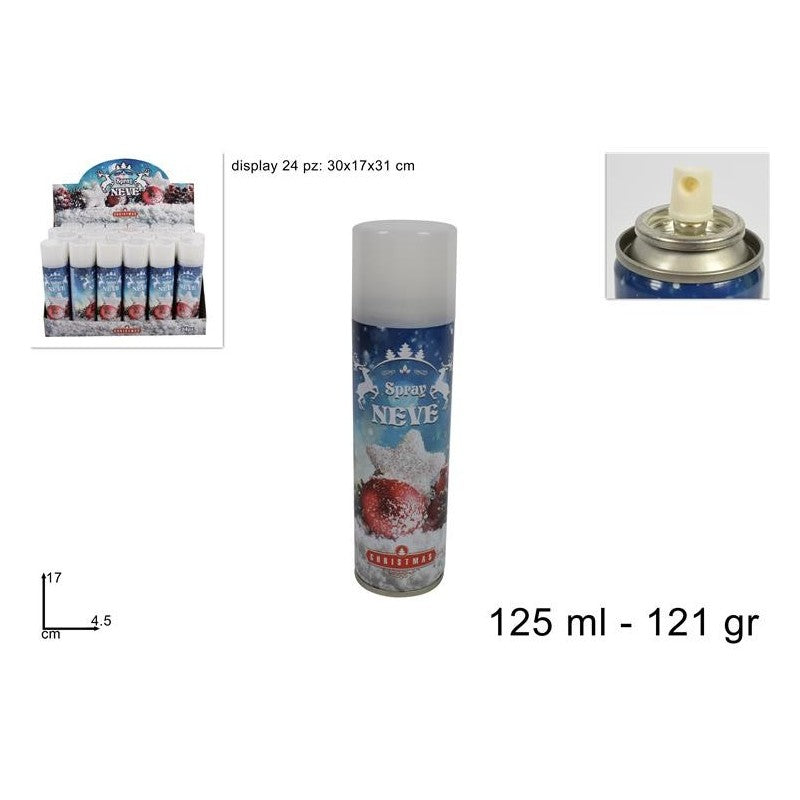 Christmas Neve Spray Decorazione Finestre 125Ml