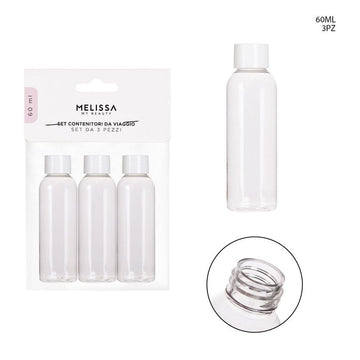 Melissa Contenitore Vuoto Viaggio 60Ml 3 Pz
