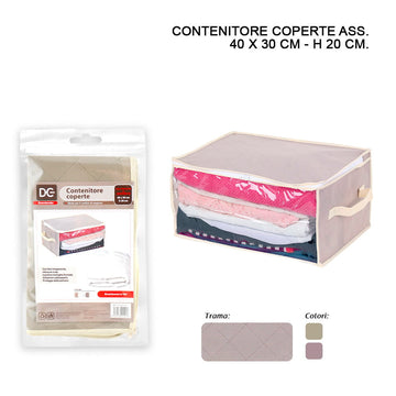 Dc - Contenitore Per Coperte 40X30X20Cm
