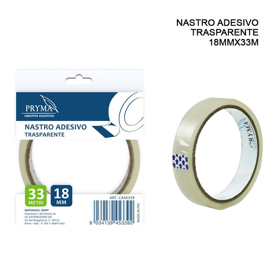 Pryma Nastro Adesivo Trasparente 18Mmx30M Anima 3