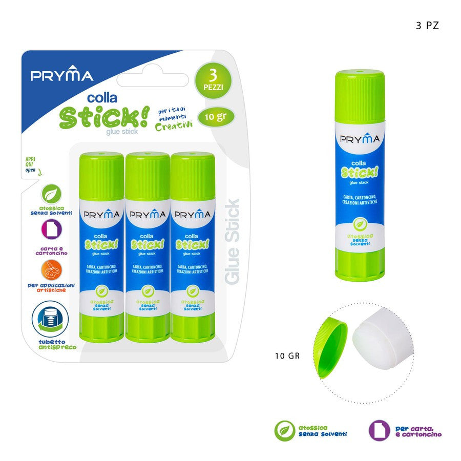 Pryma - Set of 3 Glue Sticks 10G