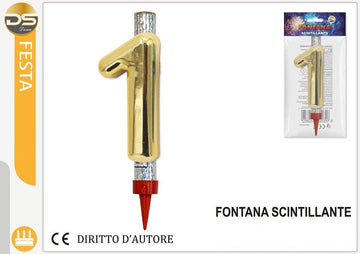 Dz - Party Fontana Scintillante 1 Oro