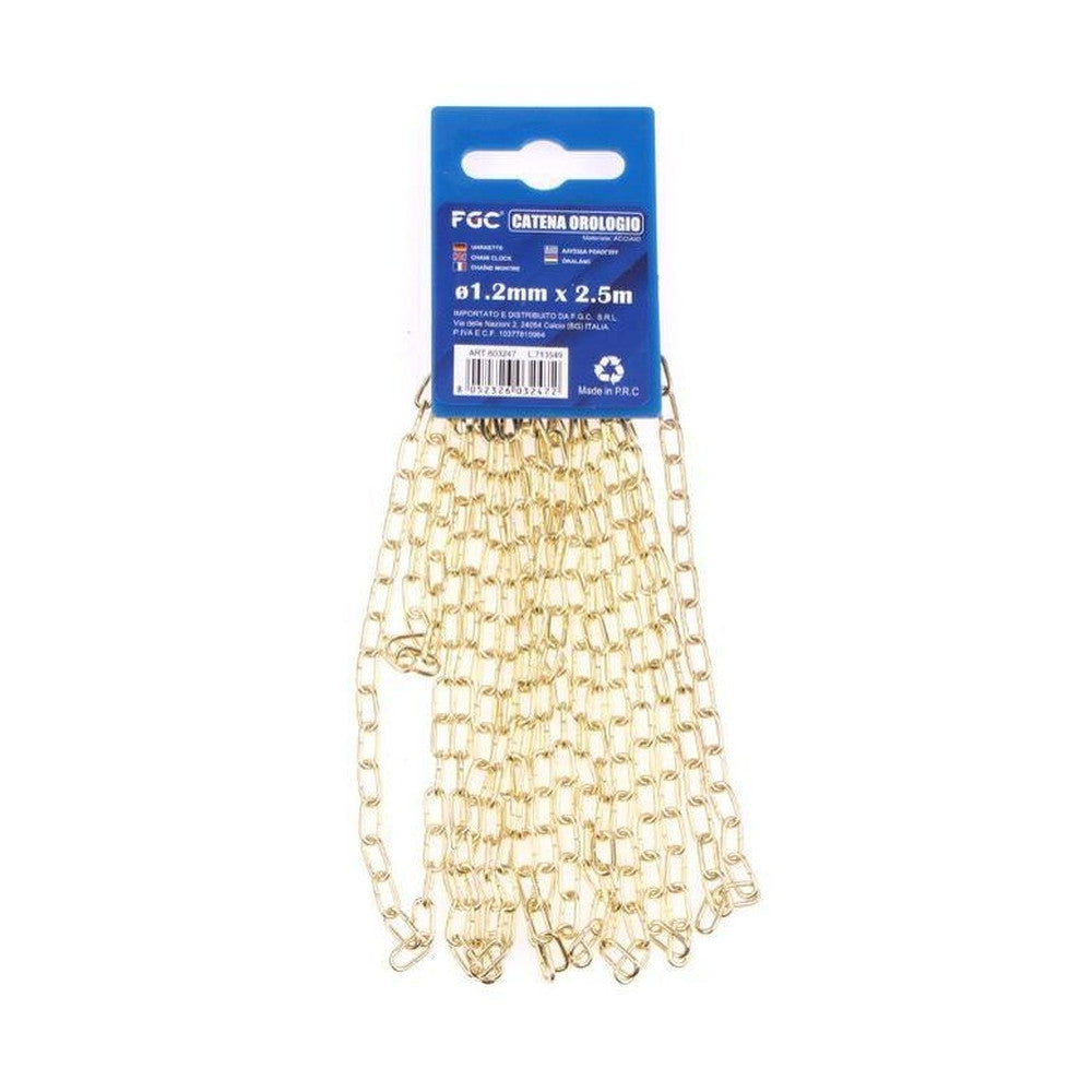 Hq - Catena Orologio 1.2Mm x 2.5M