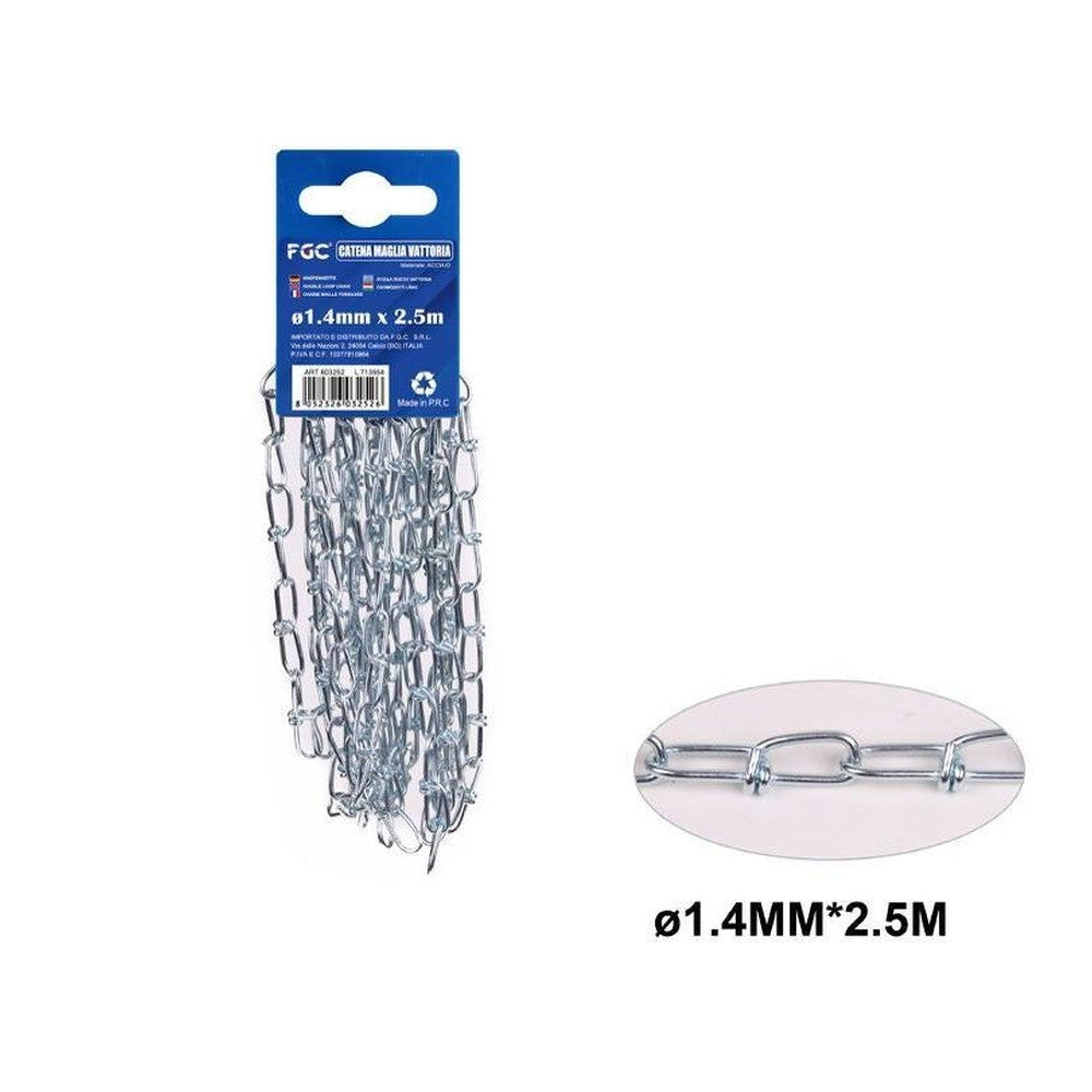 Fgc® - Catena Maglia Vattoria Mis.1.4Mmx2.5M