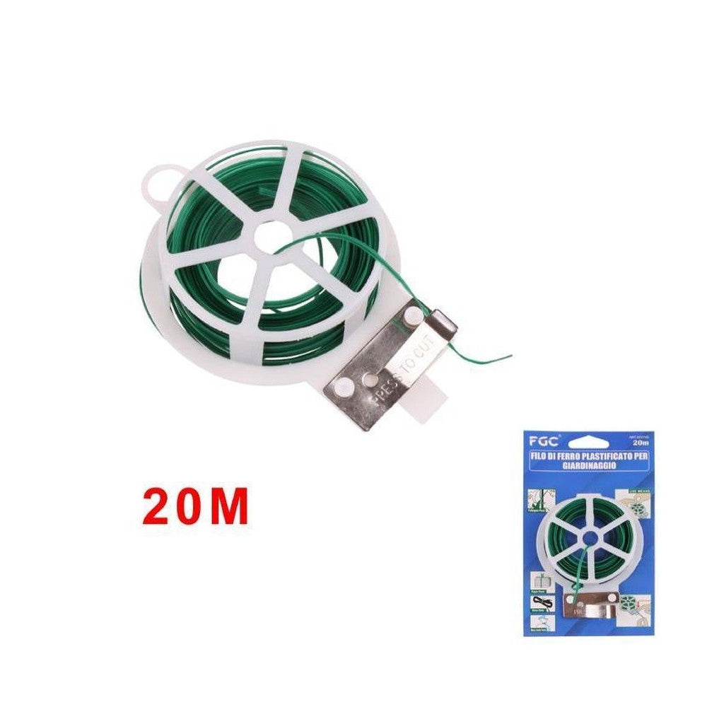 Hq - Filo Di Ferro Plastificato Per Giardinaggio