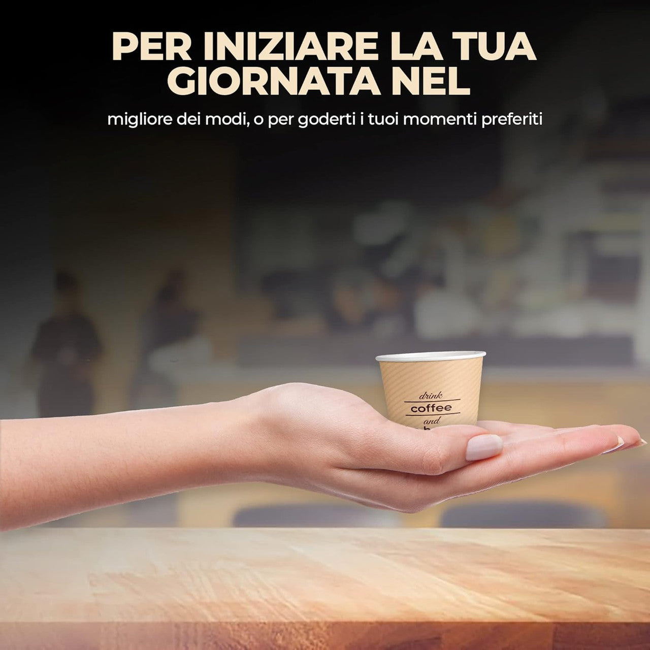 Lulù - Bicchierini Di Carta 75Ml 50Pz Misto Colore