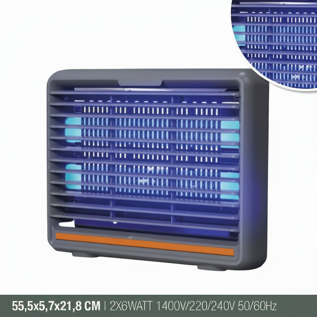 Ab.M Lampada Mosquito Led 2X6Watt Hx983578