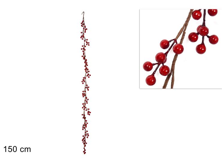 Christmas Ghirlanda Bacche 150 Cm Xy18-511