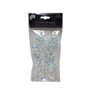 Christmas Coccarde 5Cm 10Pz Rainbow Fr24Sd-01T