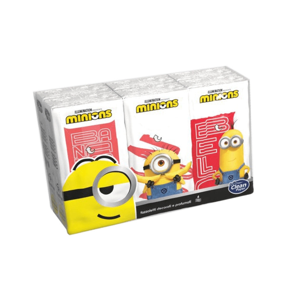Clean Paper - Minions Fazzoletti 4Veli Pz6
