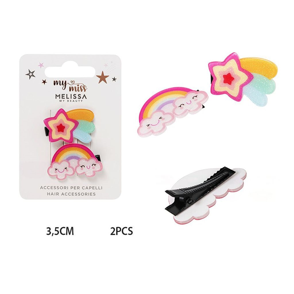 Melissa Hair Clip 3.5Cm 2Pcs
