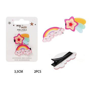 Melissa Hair Clip 3.5Cm 2Pcs