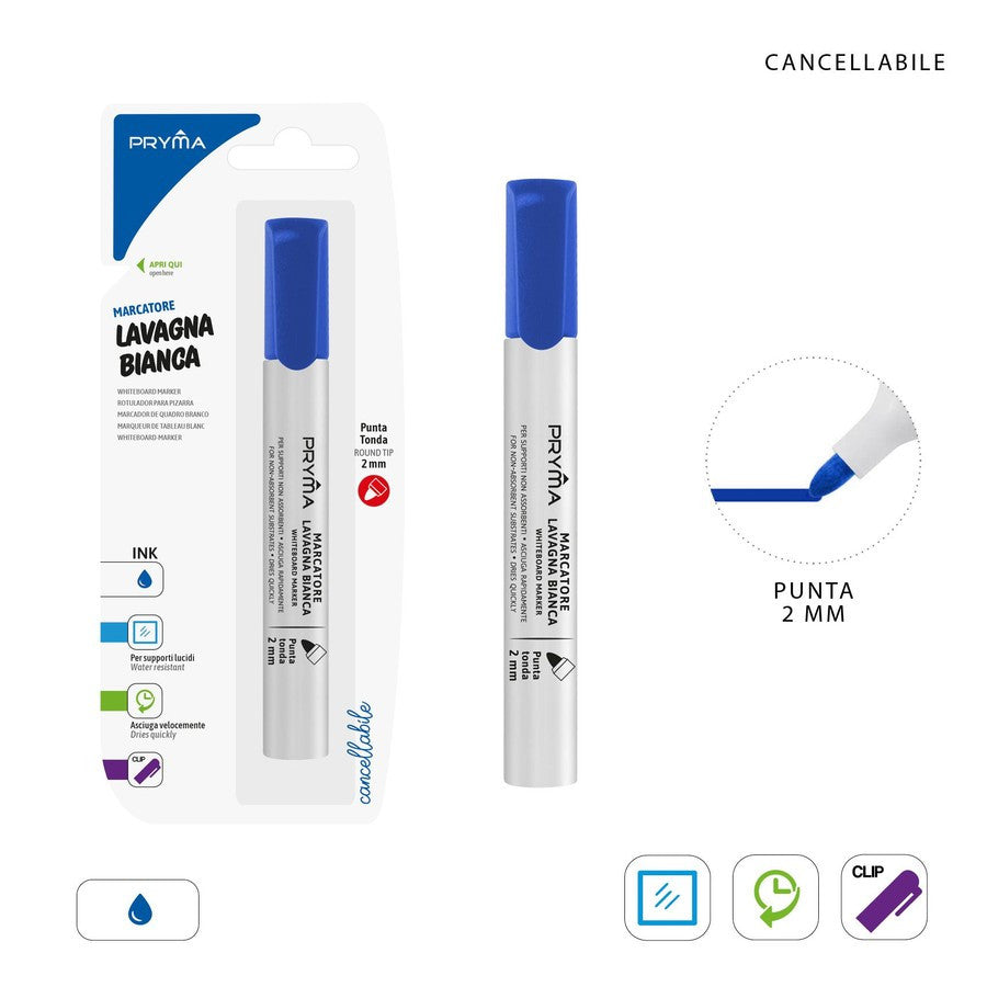 Pryma Marcatore  lavagna biancap/rotonda 2Mm