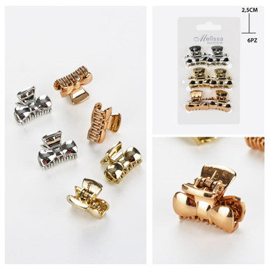 Melissa - Mollettine Capelli 2.5Cm 6Pz Ass
