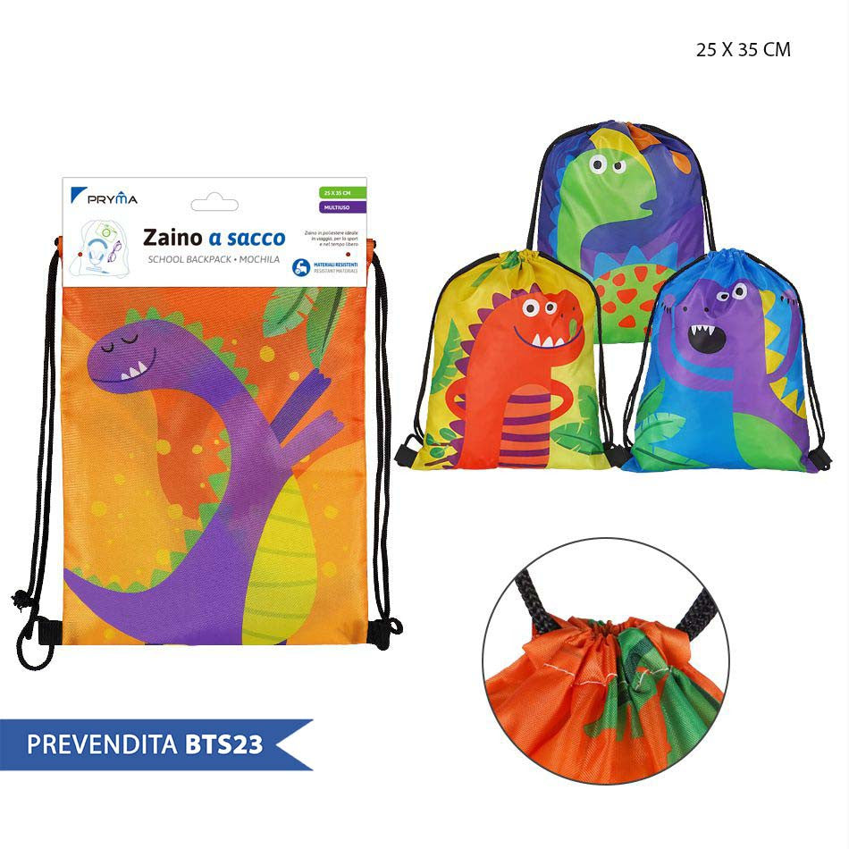 Pryma - Zaino A Sacco 25X35Cm
