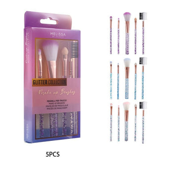 Melissa Glitter Makeup Brush 5Pcs