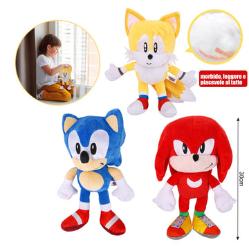 SONIC PELUCHE VERSIONE CLASSICA 30CM 3ASS.