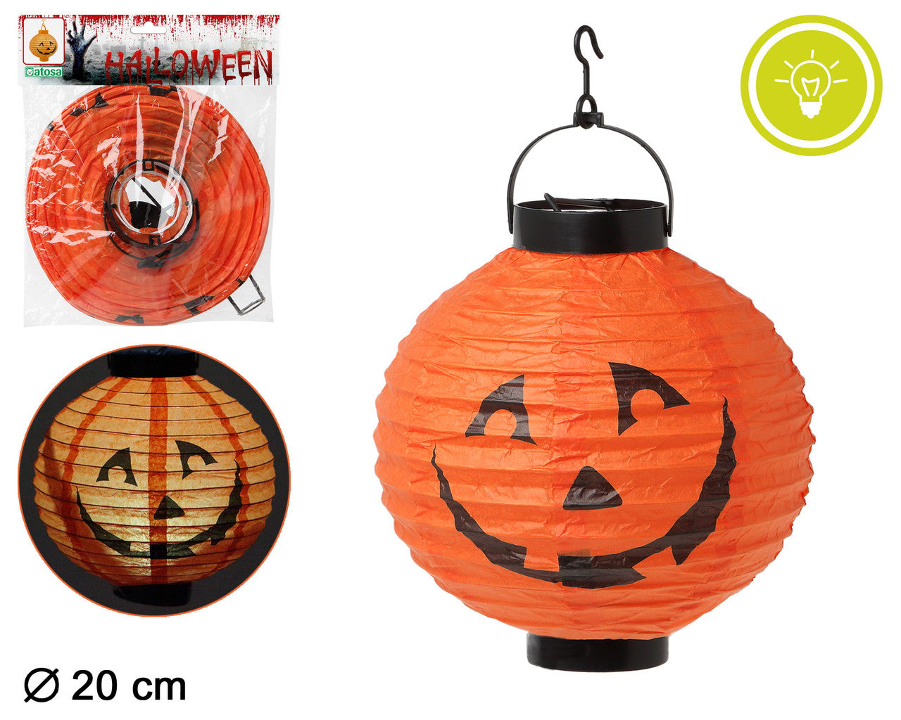 Atosa Lanterns 20 Cm Light