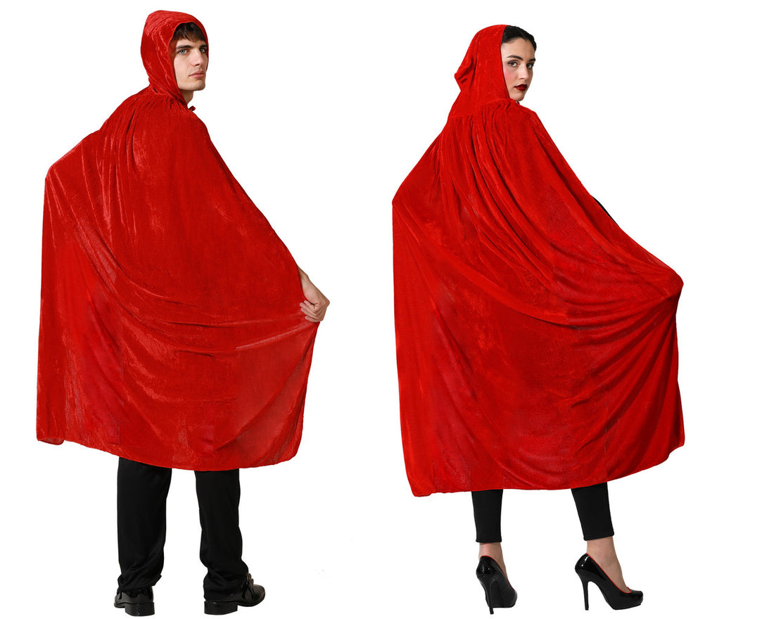 Atosa Cape With Hood 140Cm Red Velvet
