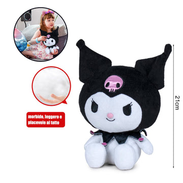 PELUCHE DI KUROMI 21CM