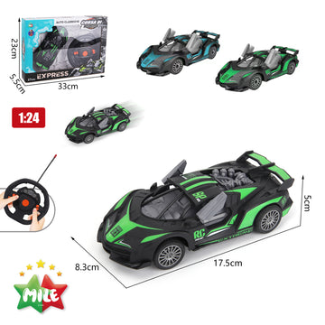 MILE AUTO RADIOCOMANDATA A 4 VIE CON PORTA APRIB