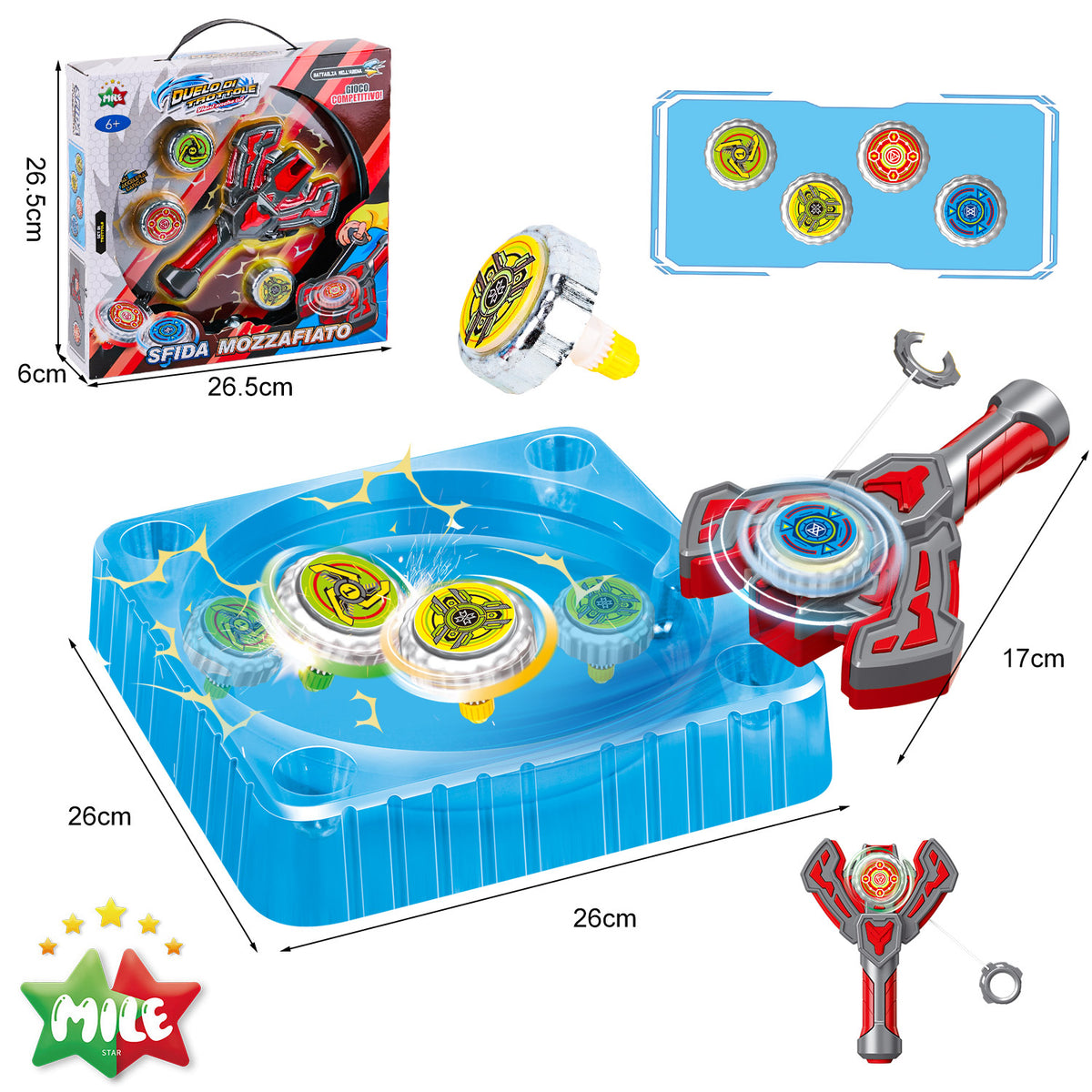 MILE SET TROTTOLE CON LANCIATORE
