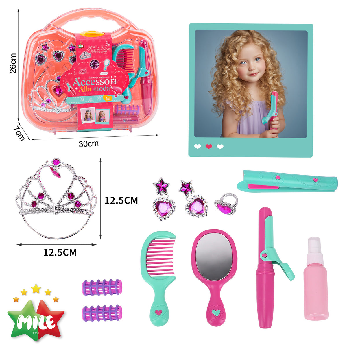 MILE SET CORONA CON ACCESSORI
