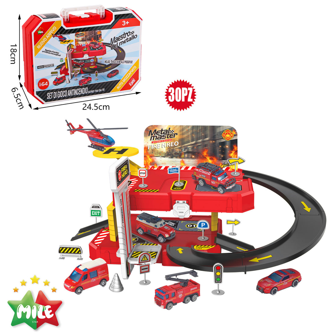 Mile Set Parcheggio Antincendio