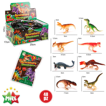 MILE SCATOLA SORPRESA DINOSAURI 8 MODELLI CASUA