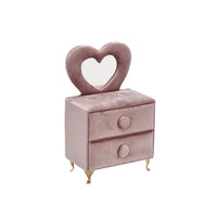 Ad - Velvet Jewelry Holder 3 Colors 15X9Xh24Cm