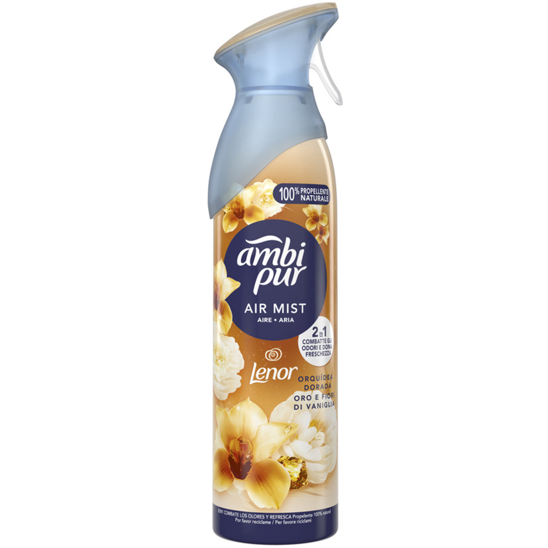 Ambipur Deo Air Gold and Vanilla Flowers Spray Ml185