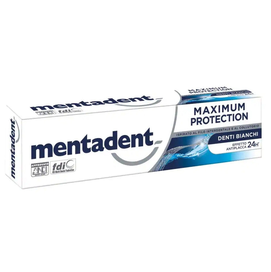 Mentadent - Dentifricio max protection white