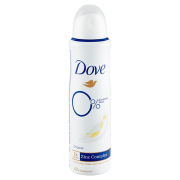 Dove Deo 0% Aluminum Original Spray Ml150