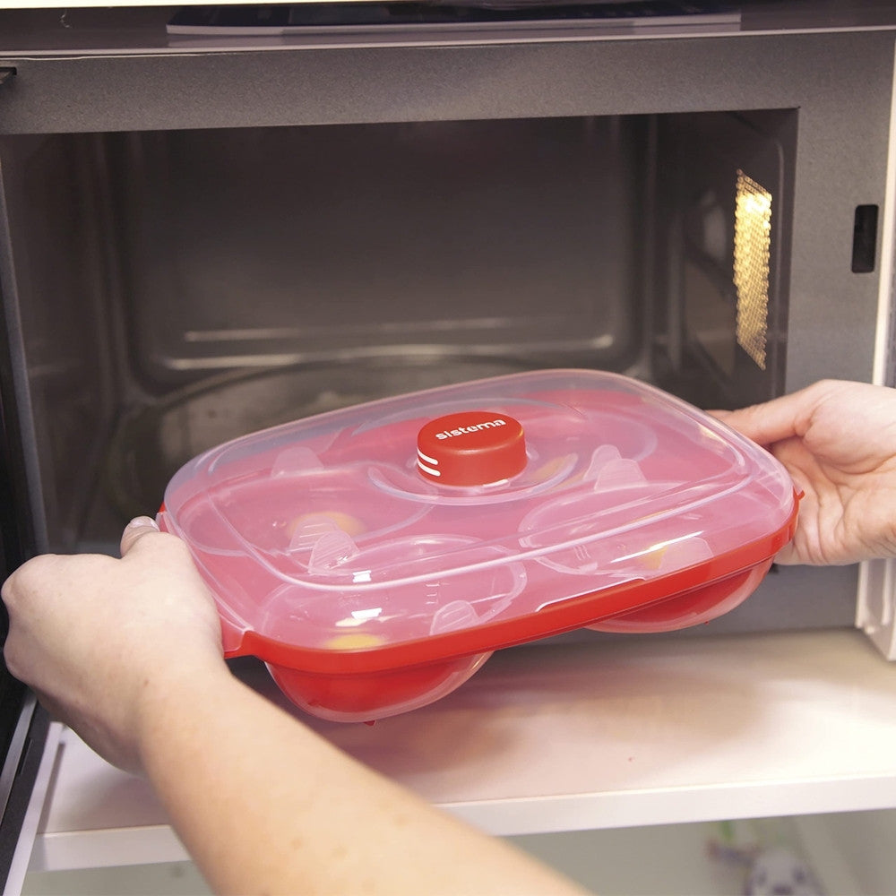 Sistema® Cuociuova PP microwave 4P     -1150